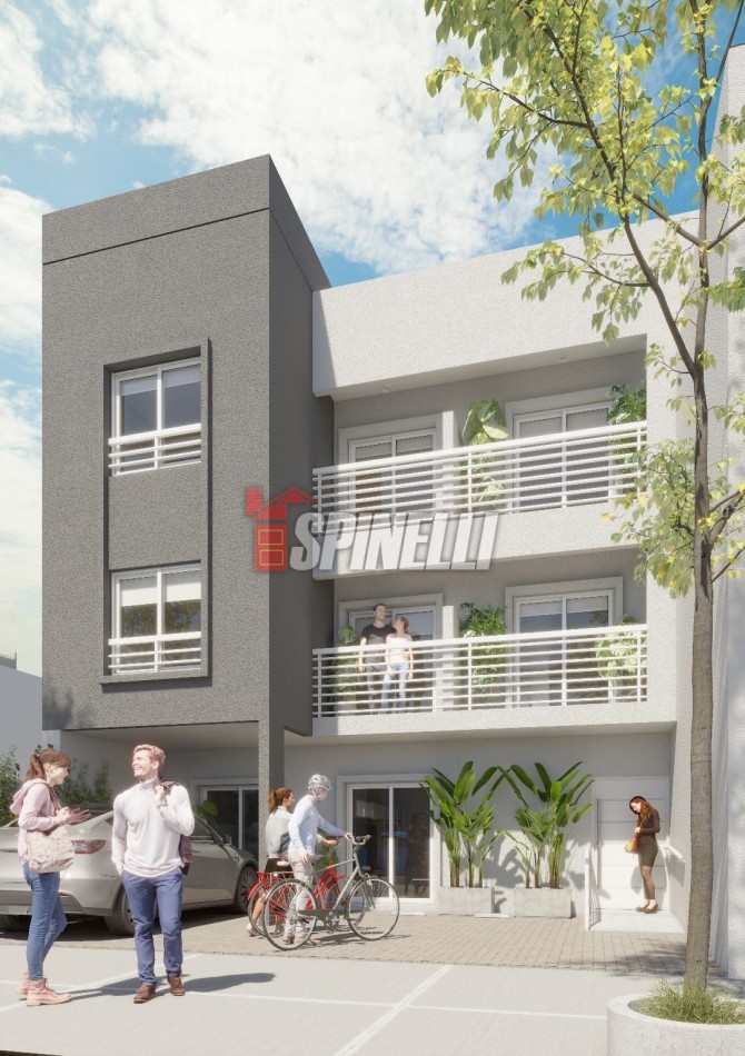 Departamento a estrenar de dos ambientes en venta en Villa Luzuriaga