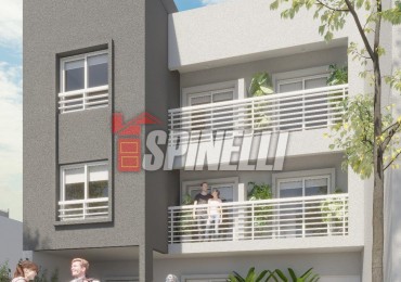 Departamentos  a estrenar en venta de tres ambientes con patio en Villa Luzuriaga